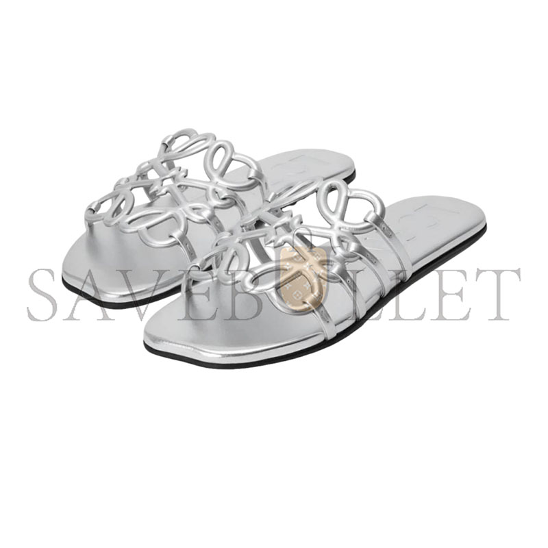 LOEWE PETAL ANAGRAM SLIDE IN SOFT CALFSKIN LLSP465X08